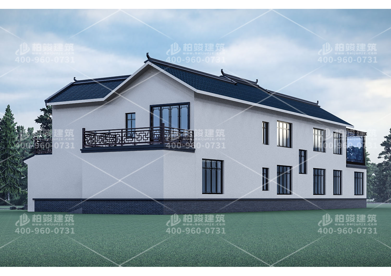 四川省巴中市王總定制的二層庭院別墅，風(fēng)景宜人看過的人都愛不釋手。
