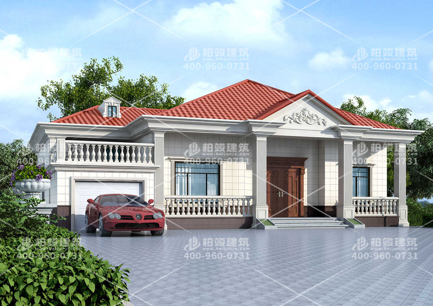 衡陽王總定制歐式一層自建房，小小房子，大設(shè)計。