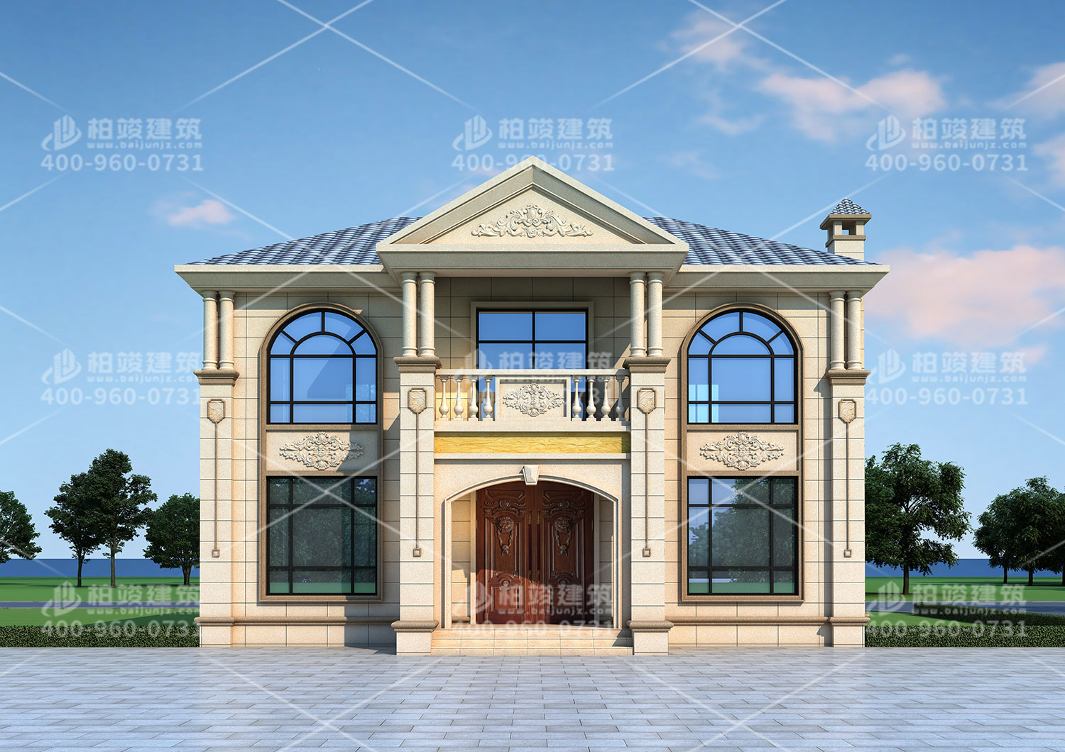 二層小別墅建筑設(shè)計(jì)圖，全套經(jīng)典圖紙。