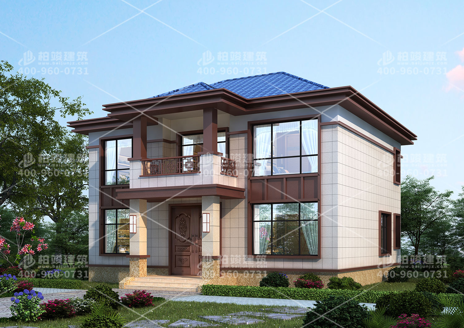 帶陽(yáng)臺(tái)三層自建房，晾曬空間足。