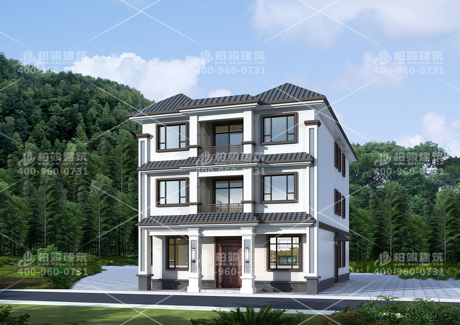 農(nóng)村自建小別墅設(shè)計(jì)，帶小賣部建筑完成就賺到了。