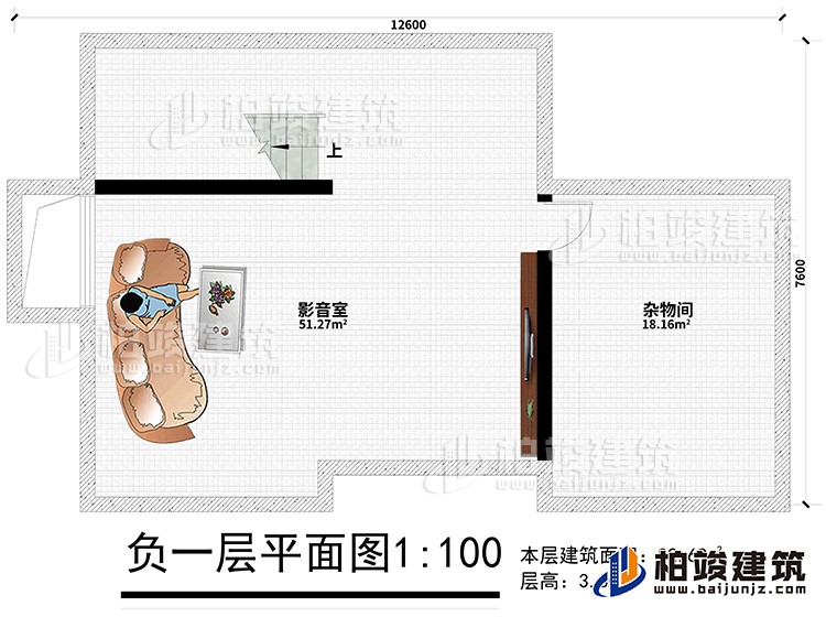 地下室：影音室、雜物間