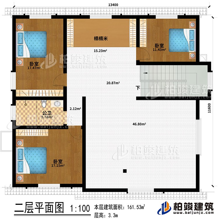 閣樓：榻榻米、3臥室、公衛(wèi)